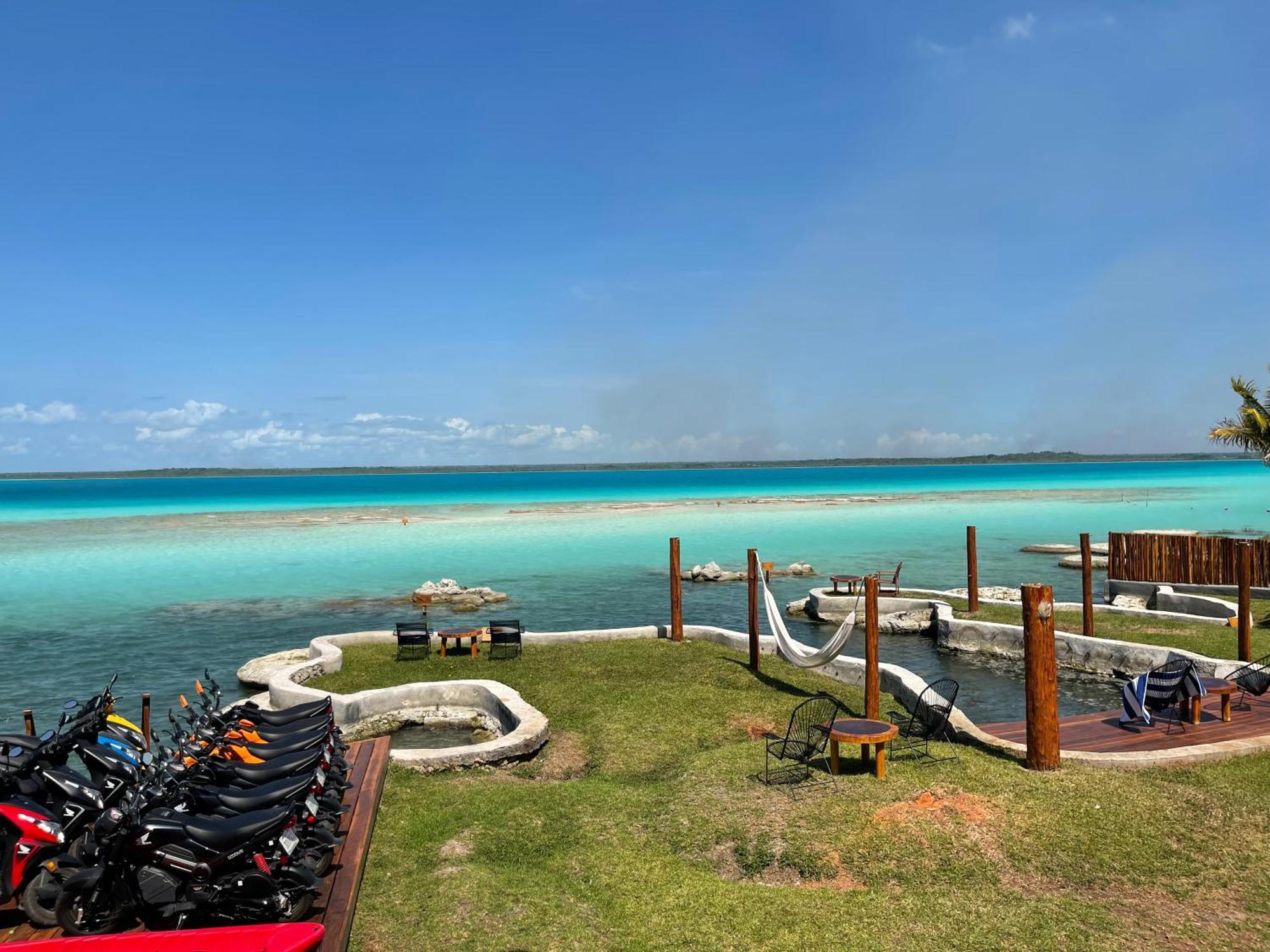 Blue Caribe Bacalar Front Lagoon المظهر الخارجي الصورة