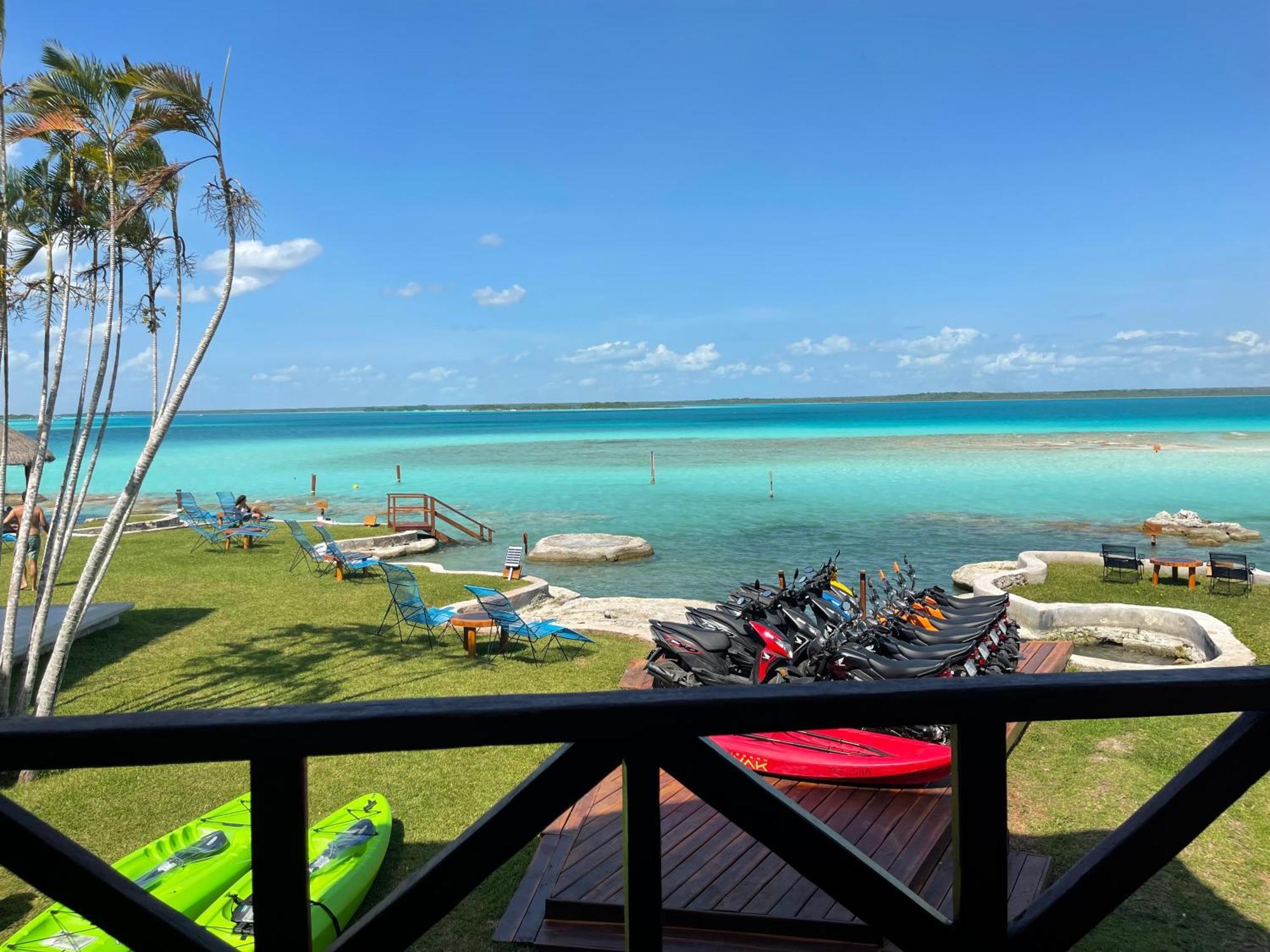 Blue Caribe Bacalar Front Lagoon المظهر الخارجي الصورة