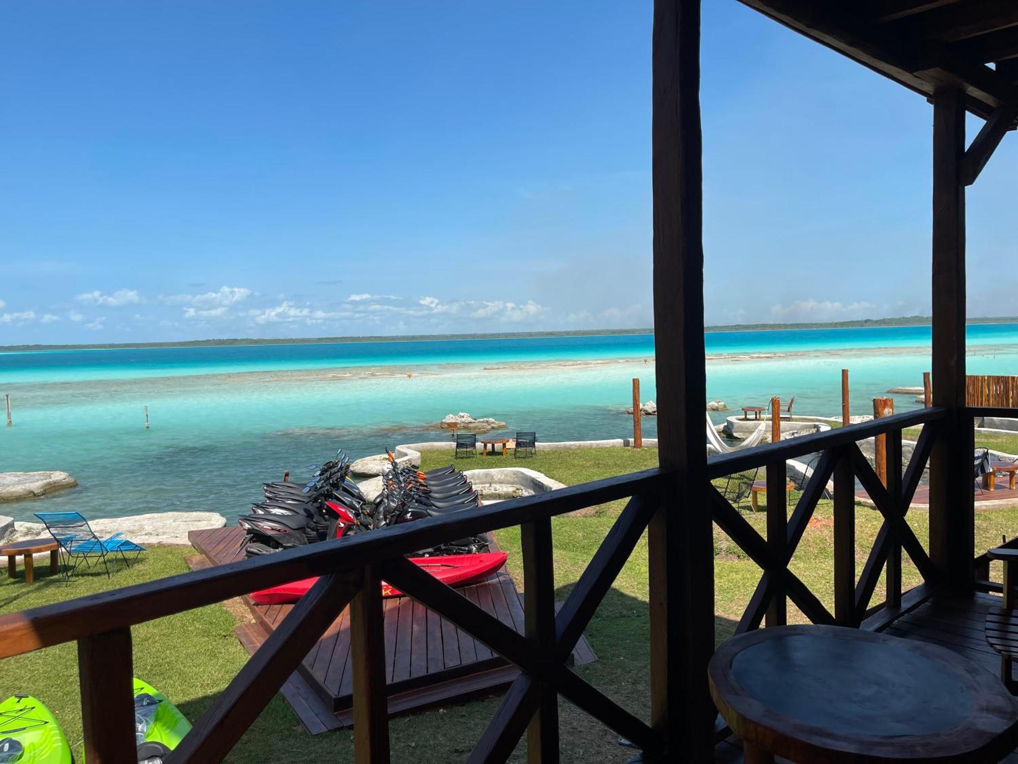 Blue Caribe Bacalar Front Lagoon المظهر الخارجي الصورة