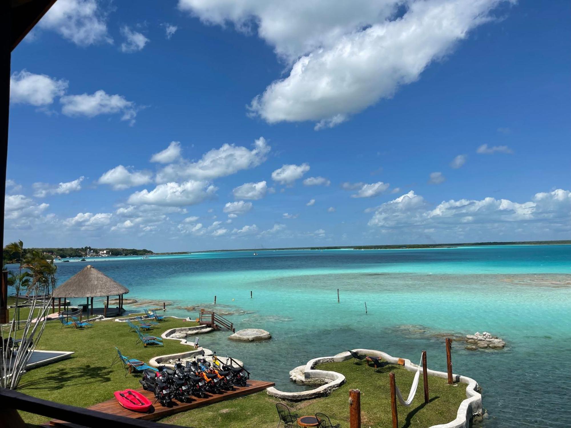Blue Caribe Bacalar Front Lagoon المظهر الخارجي الصورة