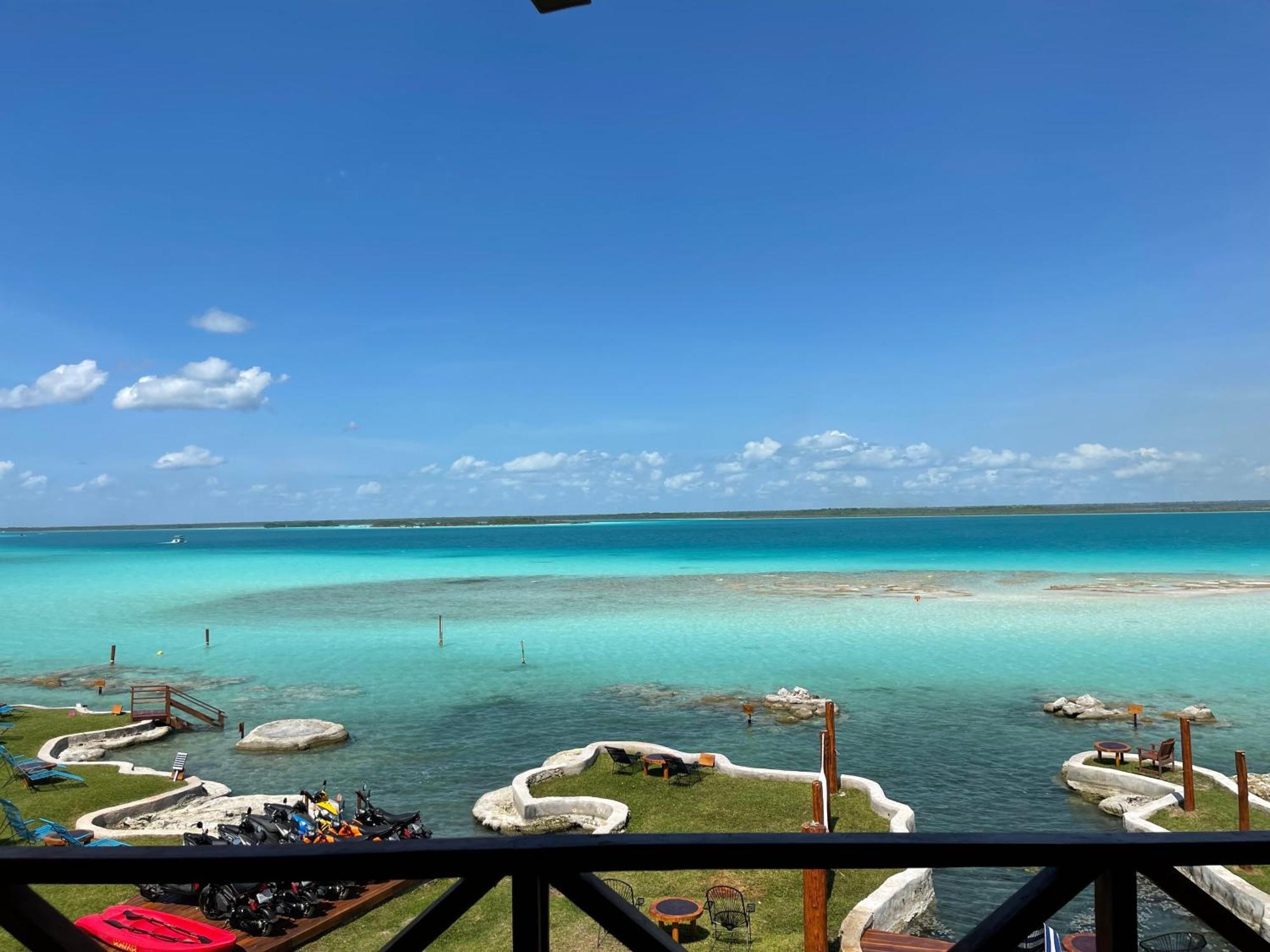 Blue Caribe Bacalar Front Lagoon المظهر الخارجي الصورة