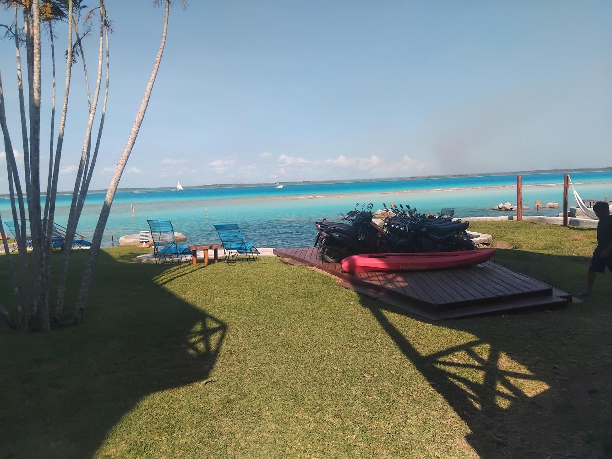 Blue Caribe Bacalar Front Lagoon المظهر الخارجي الصورة