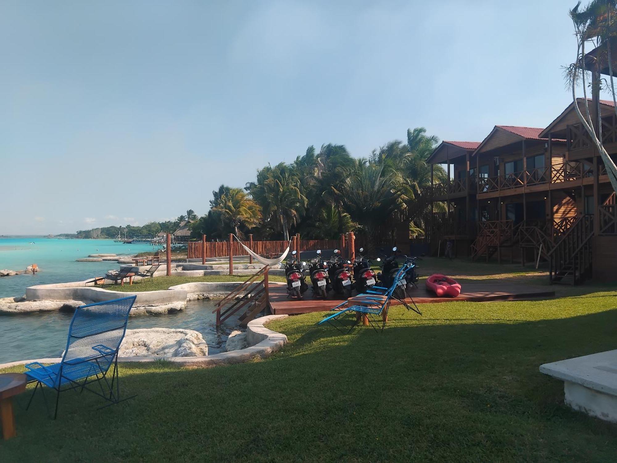 Blue Caribe Bacalar Front Lagoon المظهر الخارجي الصورة