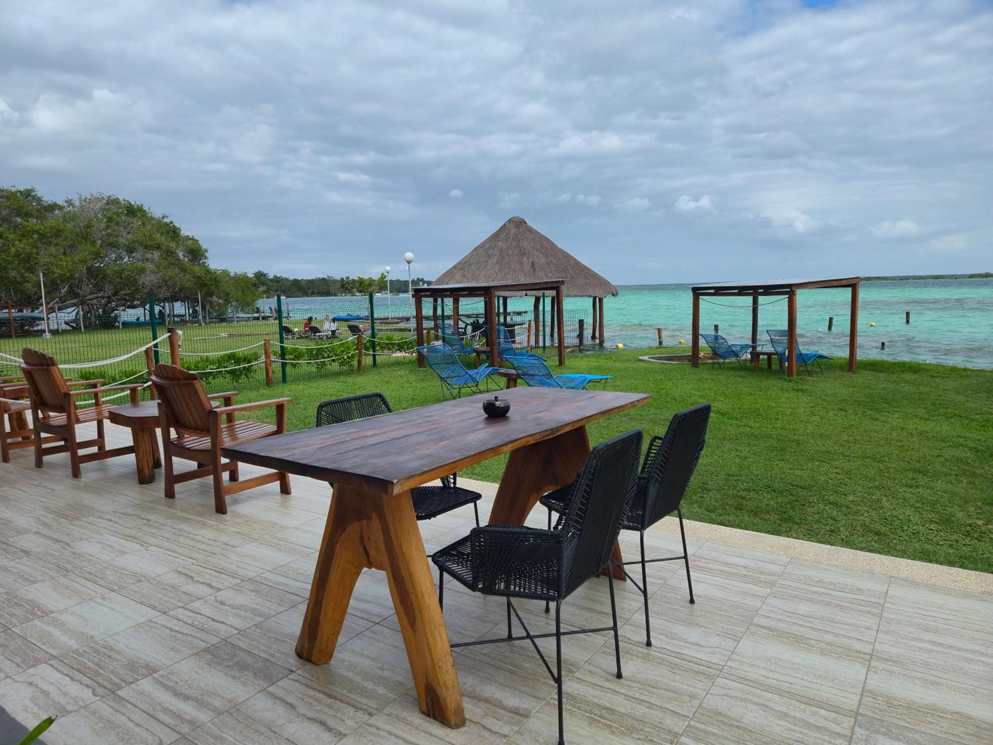 Blue Caribe Bacalar Front Lagoon المظهر الخارجي الصورة